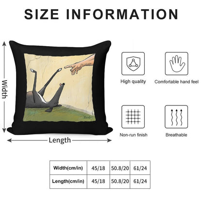 The Hand of Dog Soft Ultra-Soft Texture Throw Pillow