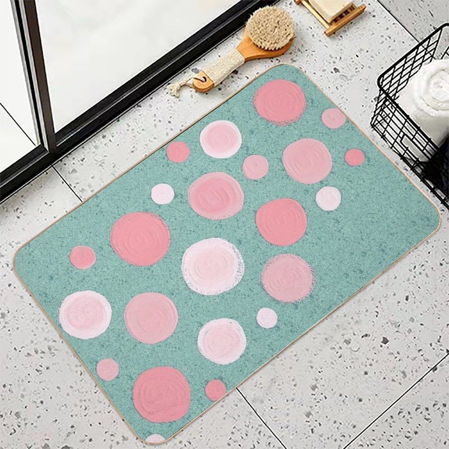 Dotted Dots  Dirt-Trapping Bath Mat