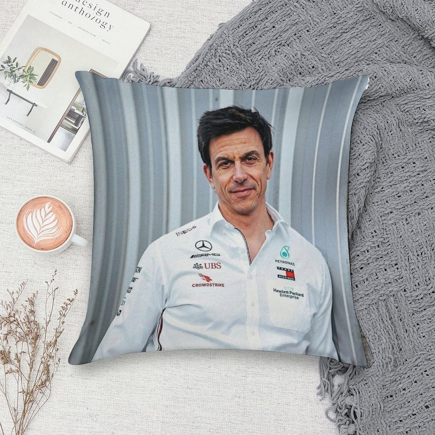 Toto Soft Durable Construction Throw Pillow