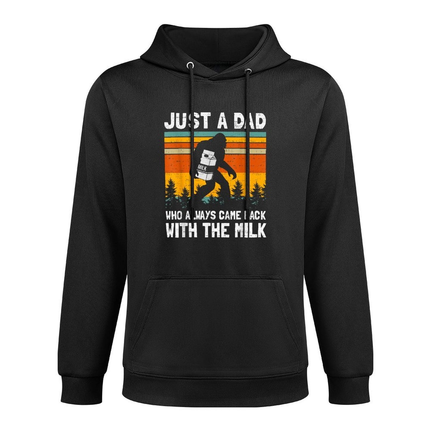 Just A Dad Who Always Came Back With The Milk Fathers Day Easy Care Hoodie