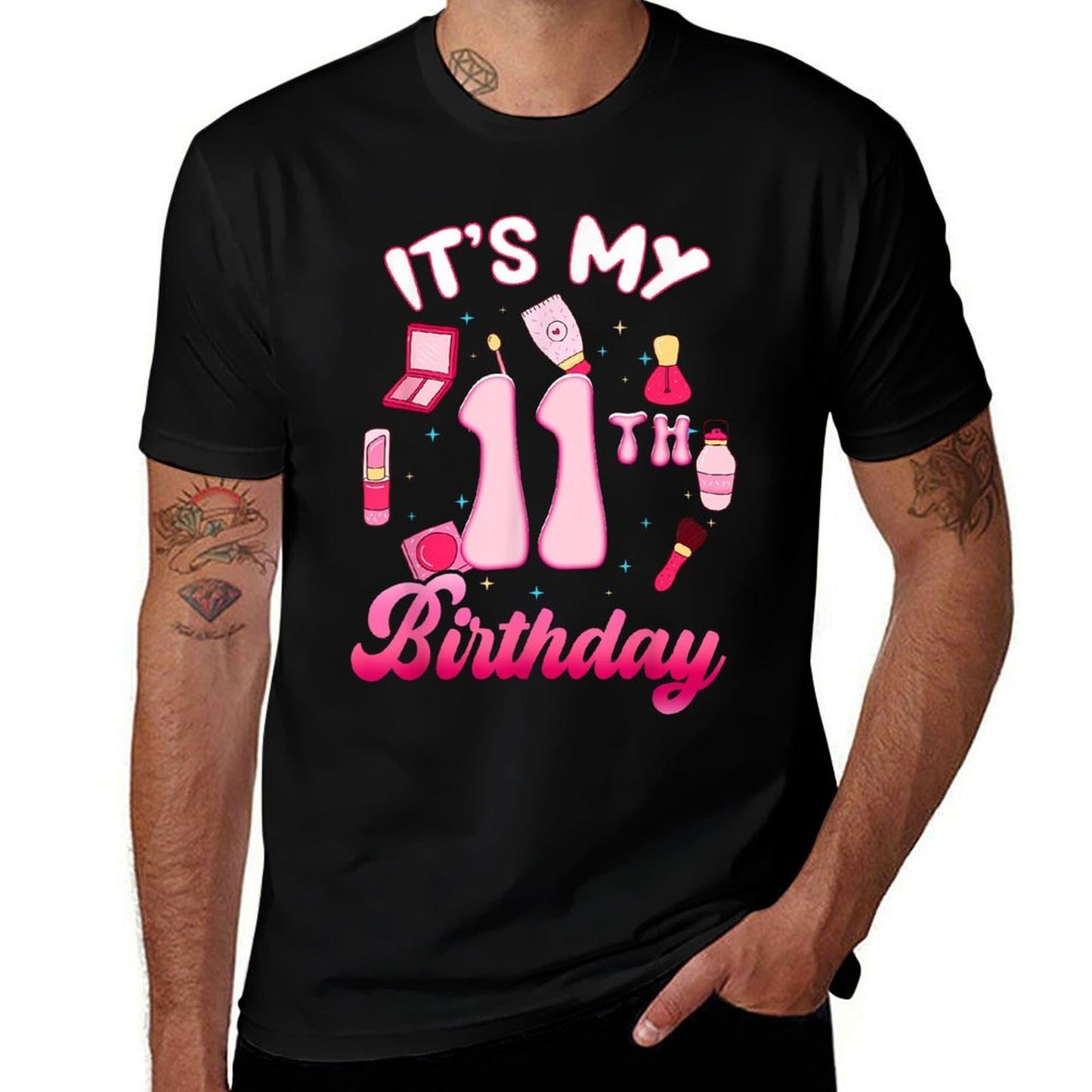 It's My 11th Birthday Spa Makeup Party 11 Years Old  Stretchy T-Shirt