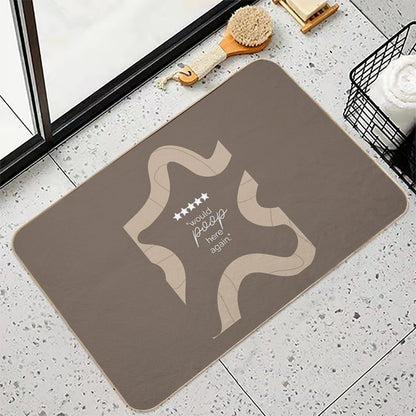 5-star Rating Would Poop Here Again  Versatile Bath Mat