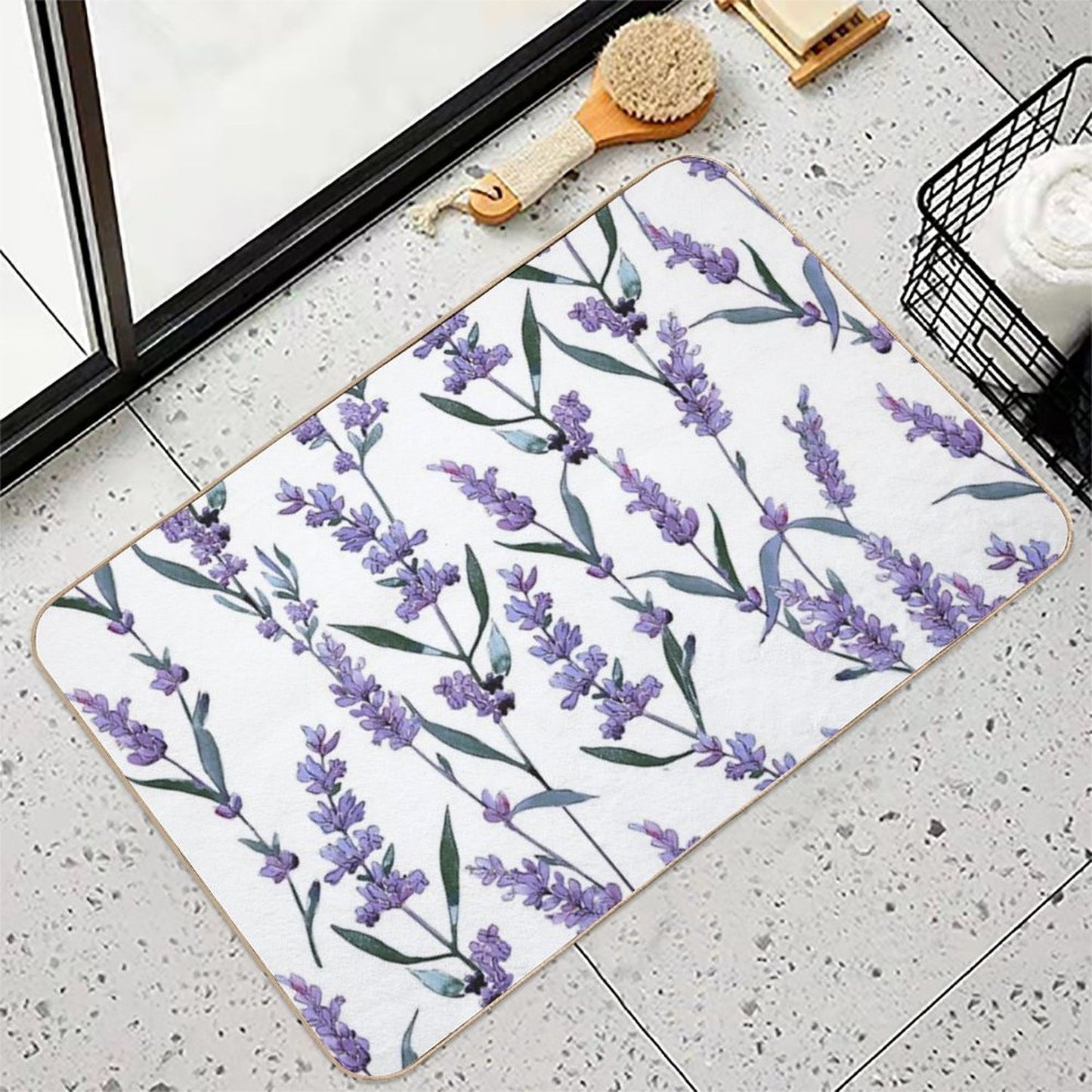 Lavender  High-Traffic Bath Mat