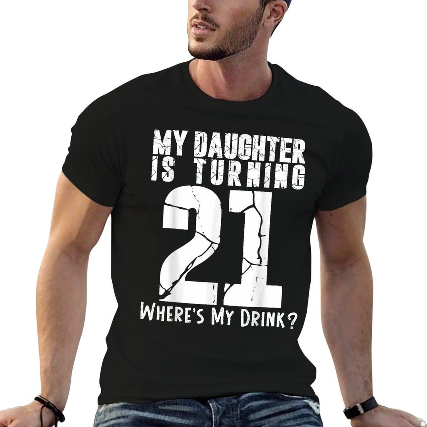 My Daughter Is Turning 21st Daughter Birthday  Soft T-Shirt