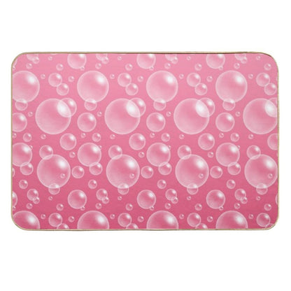 Ombre Pink Bubbles  Absorbent Bath Mat