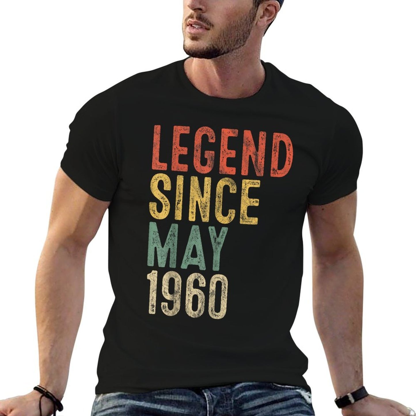Legend 1960 65th Birthday Gifts for Men Women 65 Year Old  Tagless Design T-Shirt