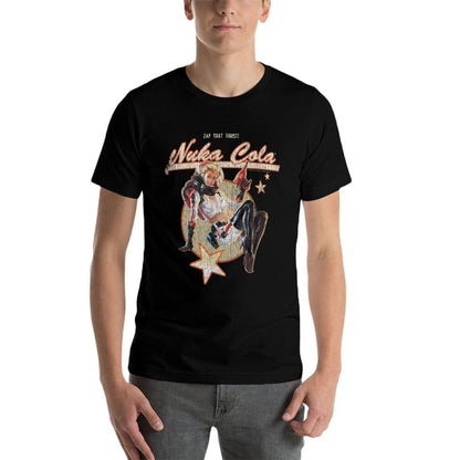 Fallout Video Game Retro Nuka Cola Ad  Graphic-printed T-Shirt