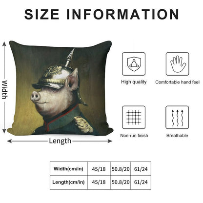 Pigglehaube Soft Decorative Cover Throw Pillow