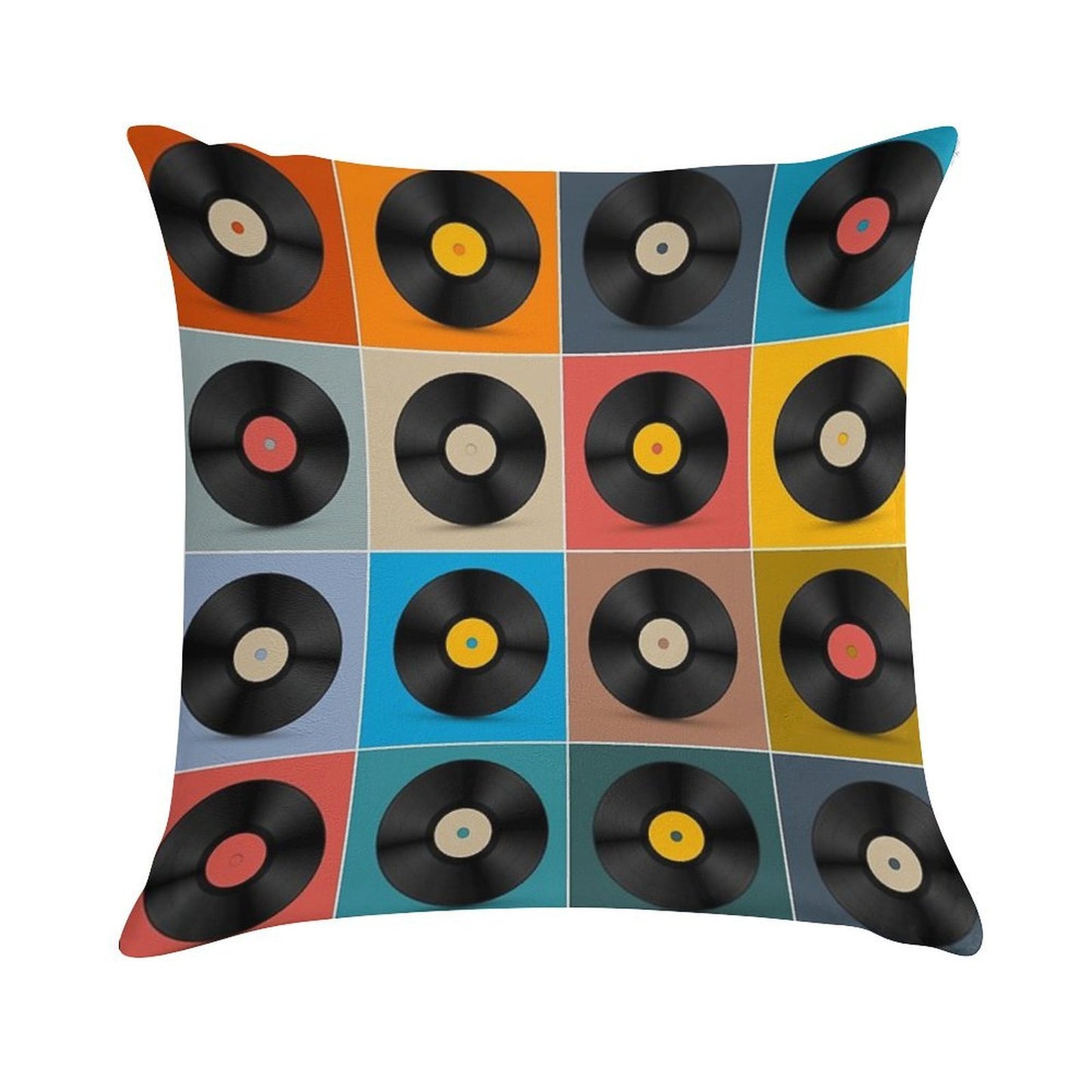 Album,Vinyl Record,Music Poster Soft Bedroom Essential Throw Pillow