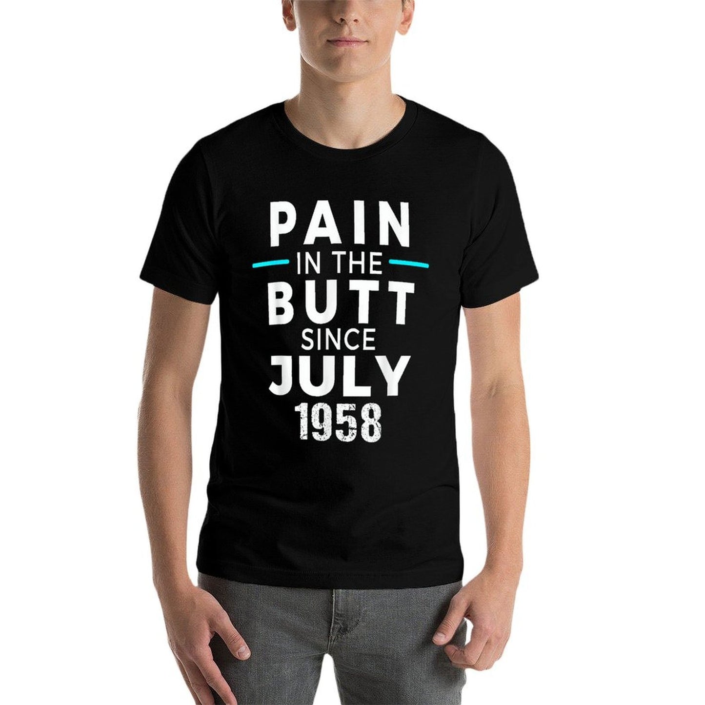 July 60th Bday Party - Funny 60th Birthday Gag Gift  Summer-ready Fabric T-Shirt