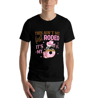 This Ain't My First Rodeo Its My 6th Birthday Outfit Girl  Polyester Blend T-Shirt