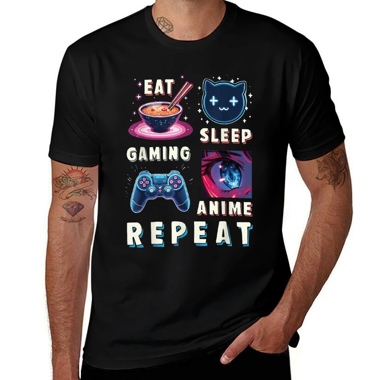 Anime Japanese Funny Graphics Kawaii Anime Gifts  Stretchy T-Shirt