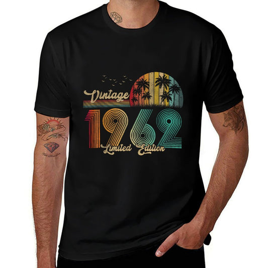 60 Year Old Gifts Vintage 1962 Limited Edition 60th Birthday  Breathable T-Shirt