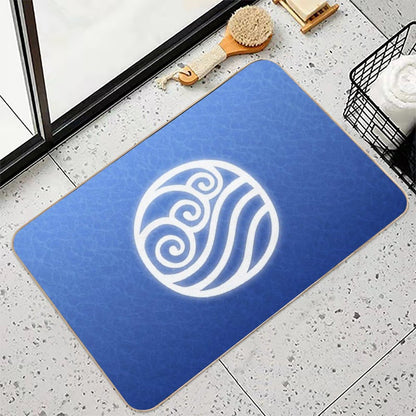 Avatar Water Bending Element Symbol  Eco-Friendly Bath Mat