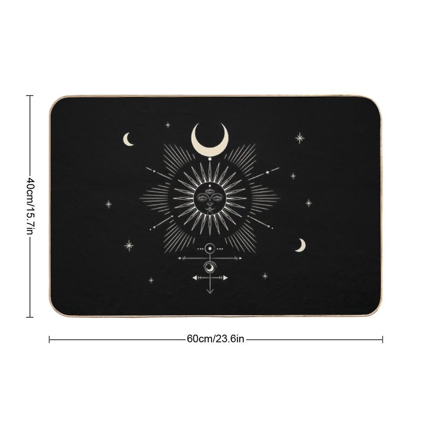 Tarot • Sun & Moon  Versatile Bath Mat