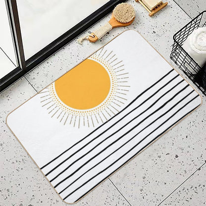 Harmony of Sunrise  High-Traffic Bath Mat
