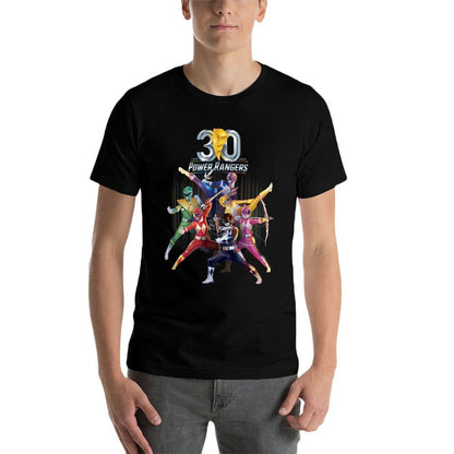 Power Rangers 30th Anniversary Mighty Morphin Vintage Poster  Affordable Price T-Shirt