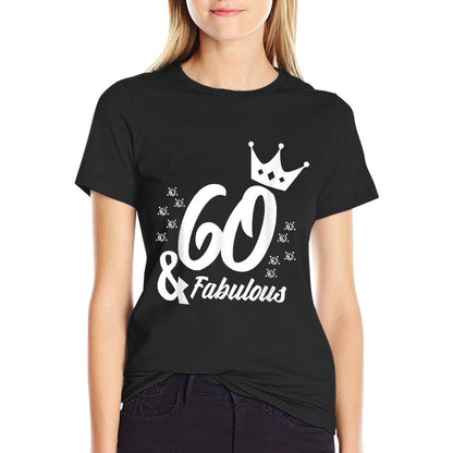 60 & Fabulous 60th Birthday Diamond 1958 T-shirt  Affordable Price T-Shirt