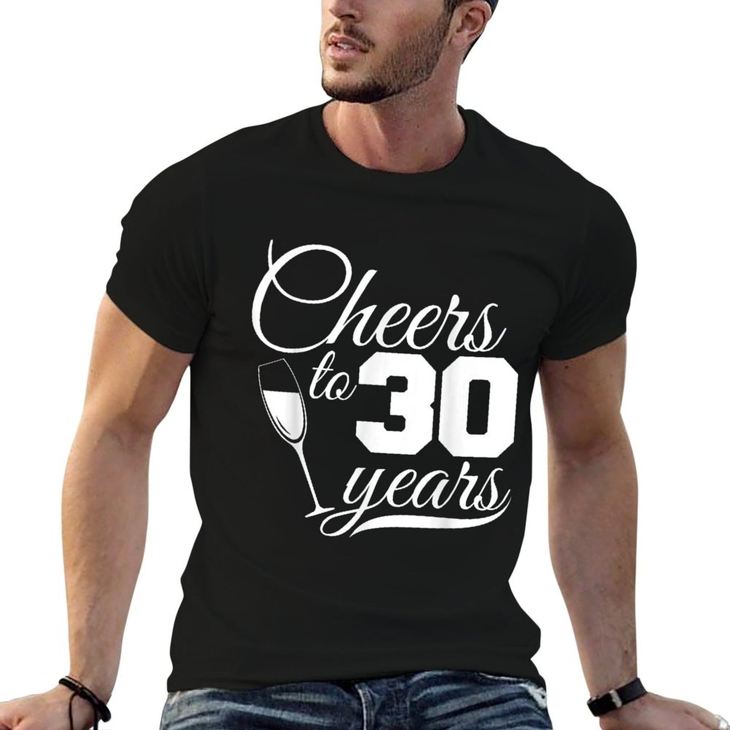 Cheers To Thirty Years. 30th Dirty Birthdays  Relaxed-fit T-Shirt