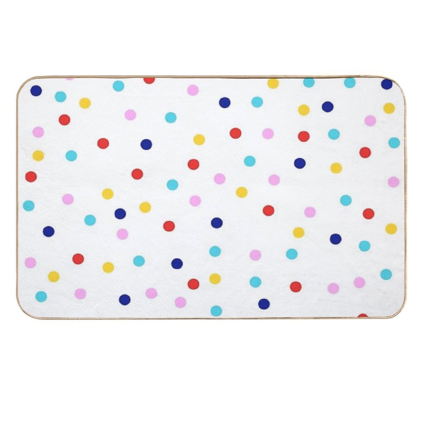 Cute Colorful Dots  High-Traffic Bath Mat