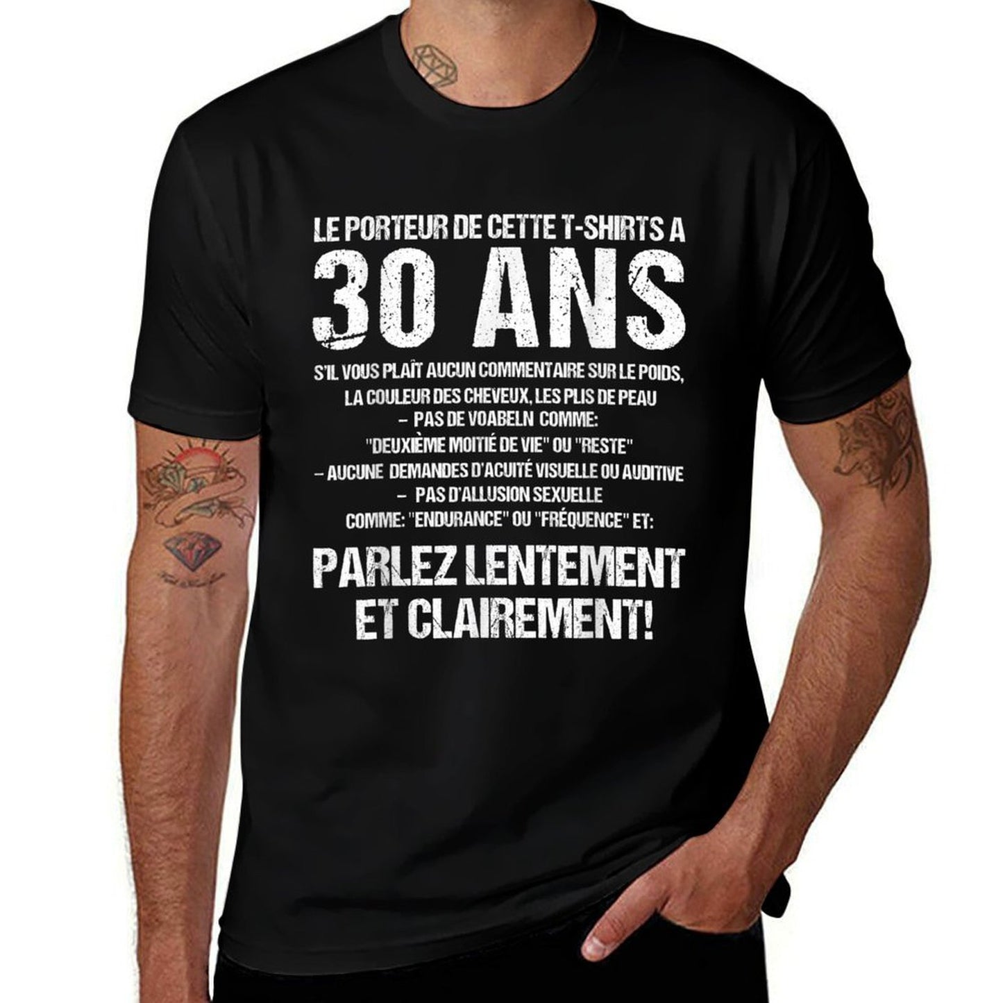 Le Porteur De Cette Shirts A 30 Ans 30th Birthday  Moisture-wicking T-Shirt