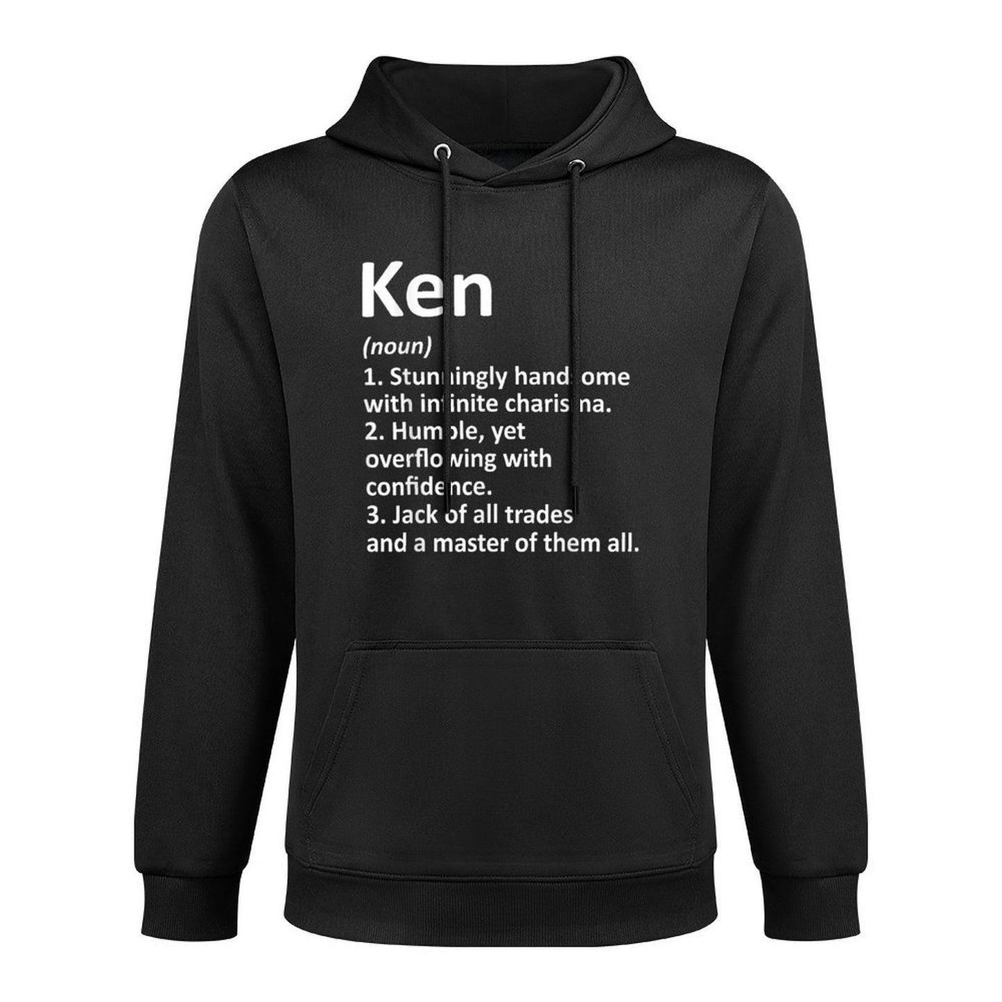 KEN Definition Personalized Name Funny Birthday Gift Idea Medium-Weight Fabric Hoodie