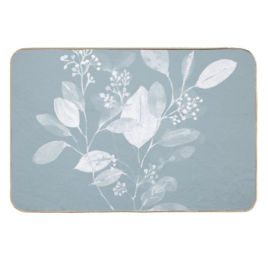 Light Blue Eucalyptus  Versatile Bath Mat