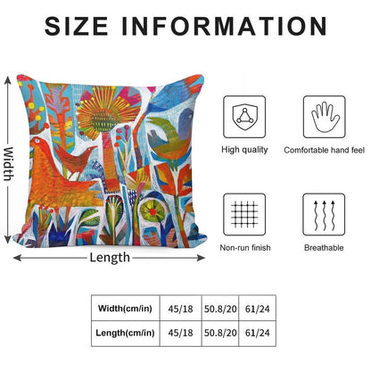 Sunny Day Soft Durable Construction Throw Pillow