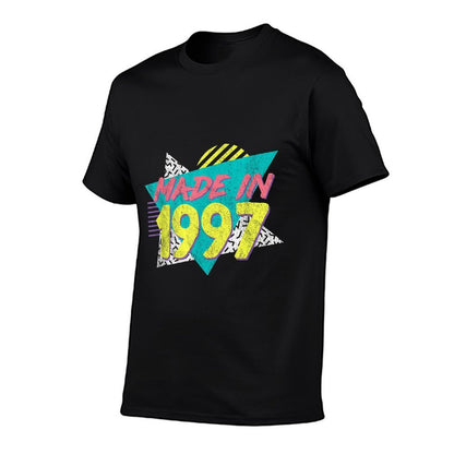 Made In 1997 Retro Vintage 28th Birthday  Durable T-Shirt