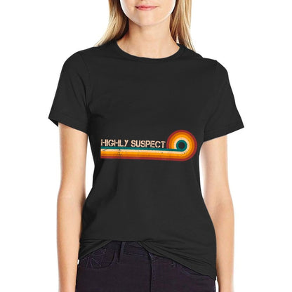 Highly Suspect Retro Stripes Musician Vintage  Quick-drying T-Shirt