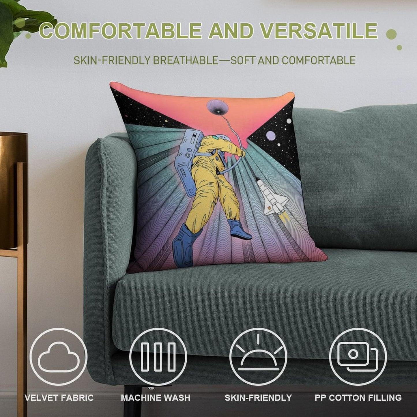 Ascension Soft Anti-Pilling Throw Pillow