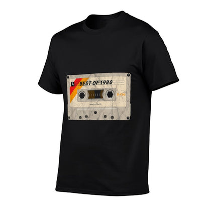 40th Birthdays - Best of 1980 Cassette Tape Nostalgia Comfortable T-Shirt