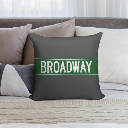 BROADWAY, NYC Soft Gift Ready Throw Pillow