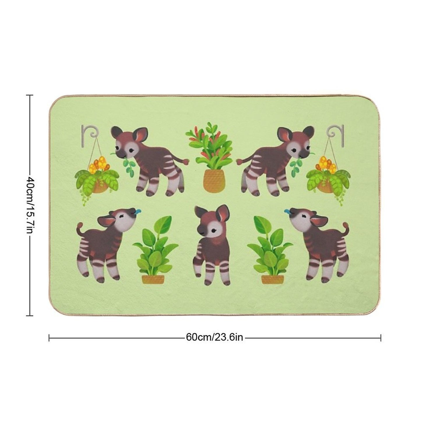 Okapi  Odorless Bath Mat