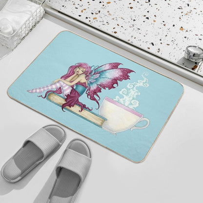 Sunday Morning Fairy  Stain-Proof Bath Mat