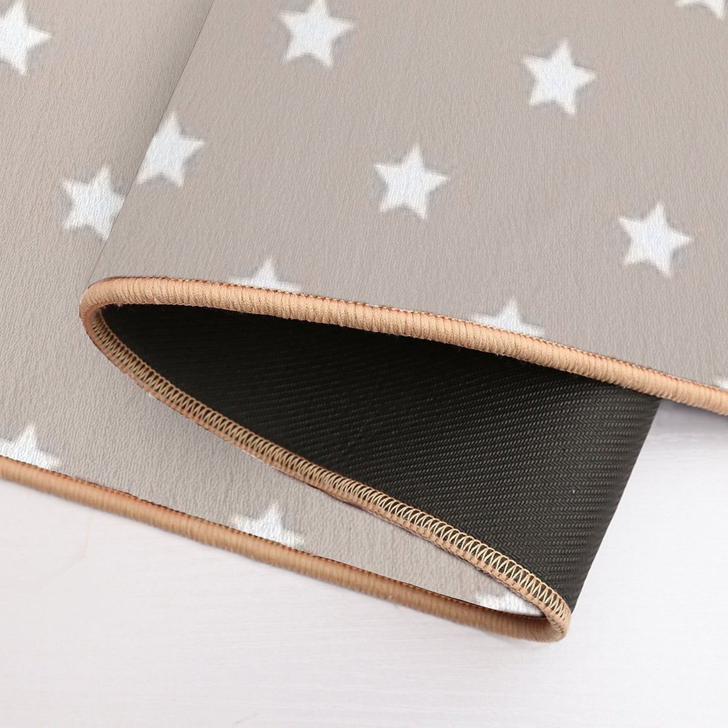 Brilliant Stars - Beige  Anti-Trip Bath Mat