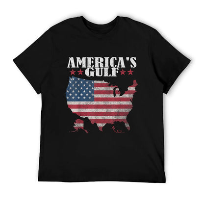 Gulf Of Us America Shirt America&#39;s Gulf Flag Us Wrinkle-resistant T-Shirt