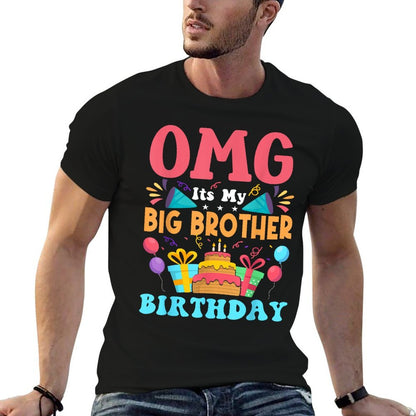 It's My Birthday Big Brother Gift Family Happy Birthday  Slim-fit Cut T-Shirt