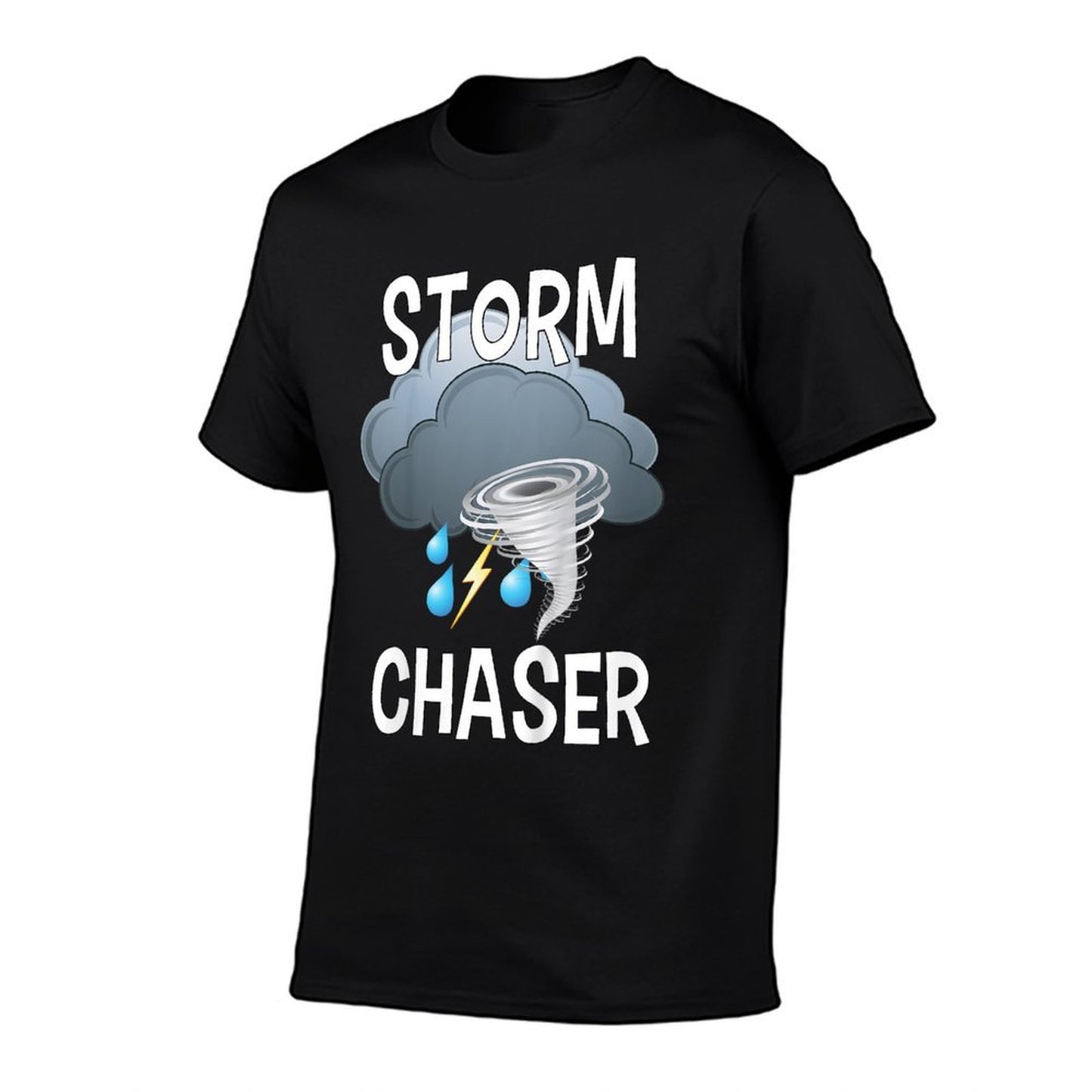 Kids Storm Chaser Boys Storm Hunter Tornado Gift  Oversized Silhouette T-Shirt