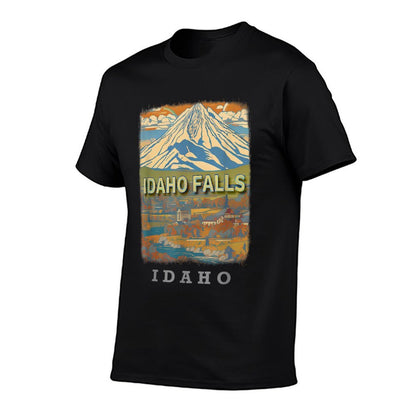 Idaho Falls Idaho ID Breathtaking Mountains SD533  Polyester Blend T-Shirt
