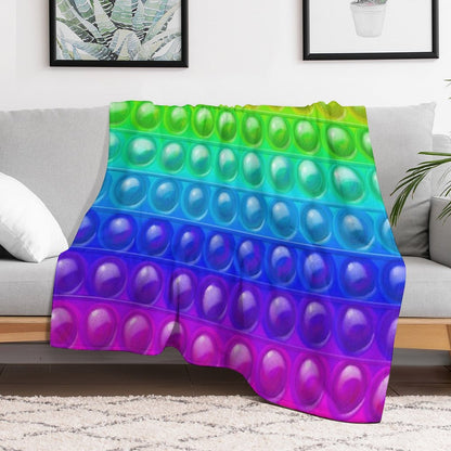 Pop It Sustainable Throw Blanket