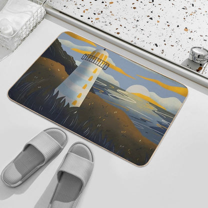 Lighthouse  Stain-Proof Bath Mat