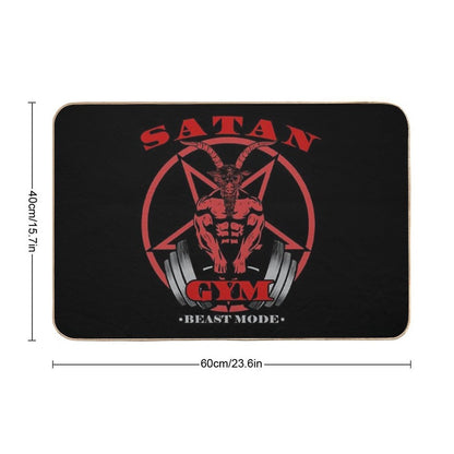 Satan Gym  Dirt-Trapping Bath Mat