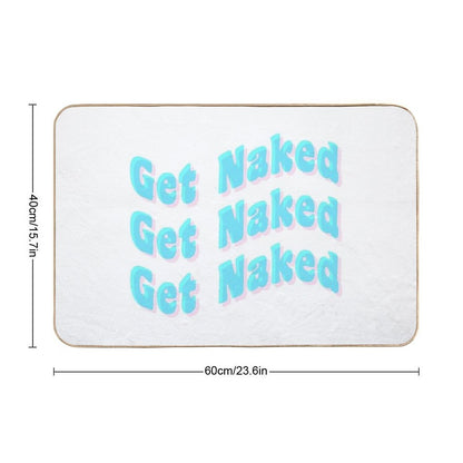 Get Naked - Blue And Pink  Long-Lasting Bath Mat