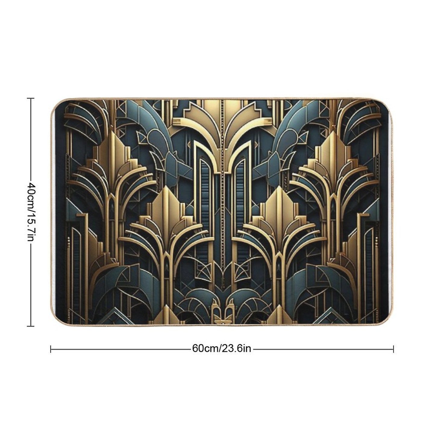 Art Deco  Odorless Bath Mat