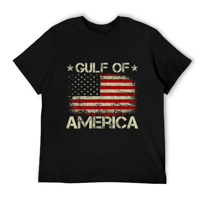 Gulf of USA America Vintage American Flag Patriotic Classic T-Shirt
