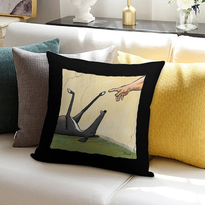 The Hand of Dog Soft Ultra-Soft Texture Throw Pillow
