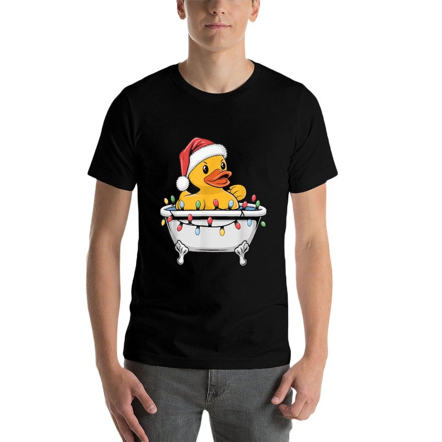 Rubber Duck Christmas  Lightweight T-Shirt