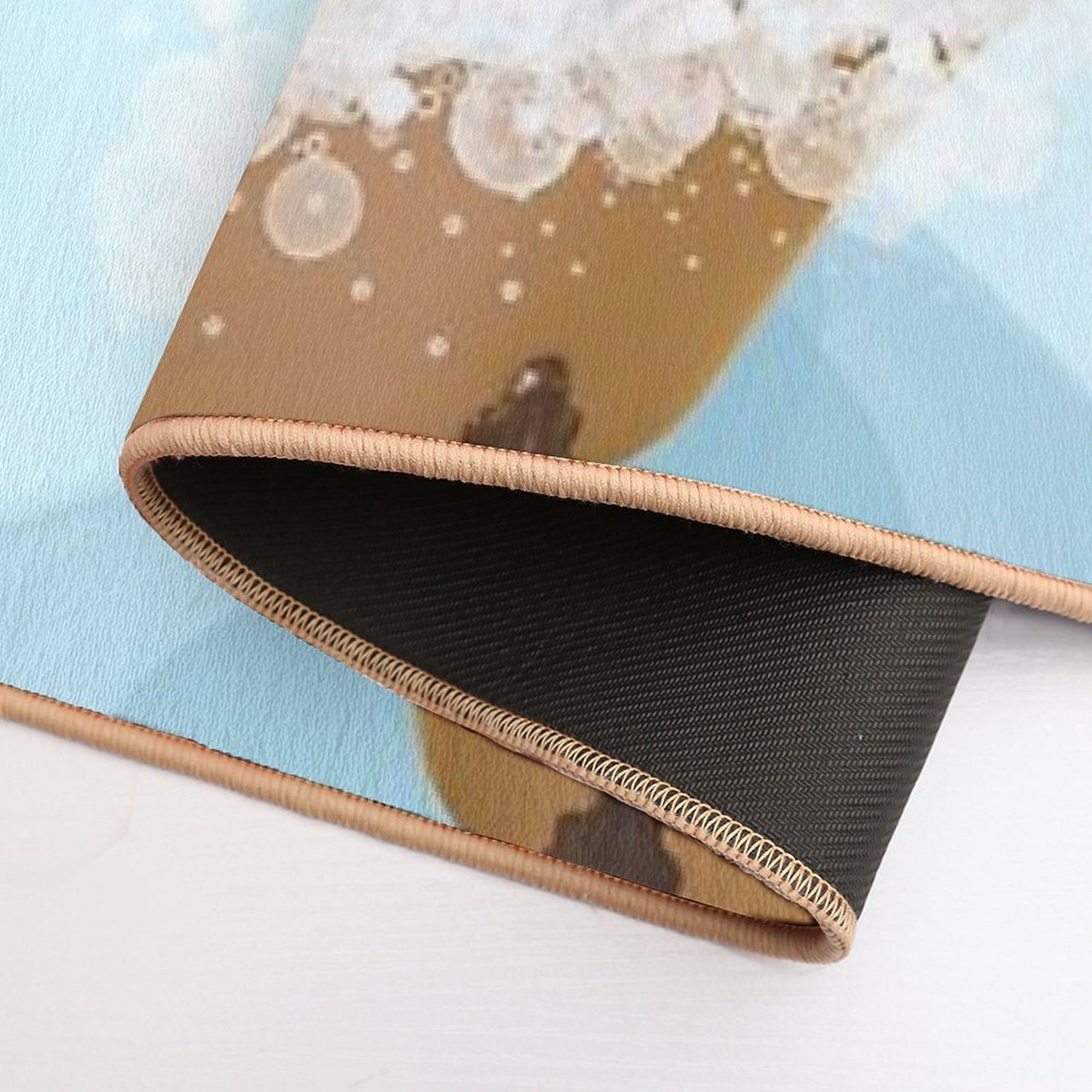 Cute Baby Mouse in A Bathtub, Boys Bathroom Print, Baby Animals in Tub, Whimsy Animal, Kids Bathroom Art  Absorbent Bath Mat