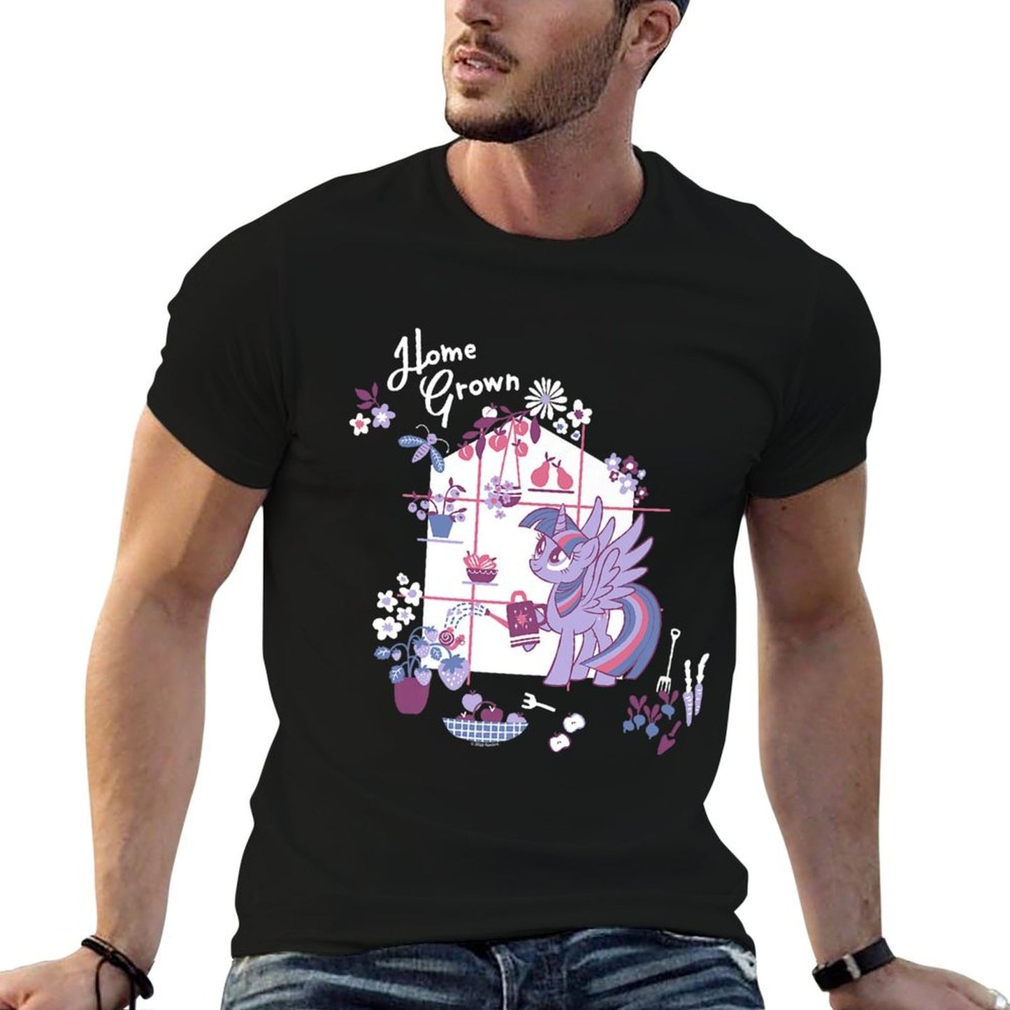 My Little Pony Friendship Is Magic Twilight Home Grown Premium  Heathered Texture T-Shirt